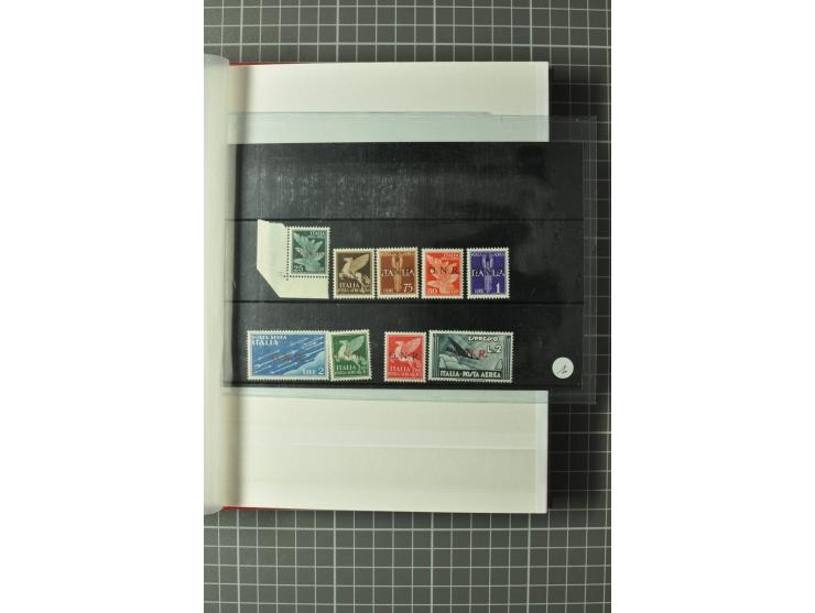 1850/1960, kleines Steckbuch mit besseren und kompletten Ausgaben inkl. 4 Briefen, dabei ungezähnte Marken von Monaco und Vat