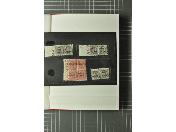 1850/1960, kleines Steckbuch mit besseren und kompletten Ausgaben inkl. 4 Briefen, dabei ungezähnte Marken von Monaco und Vat