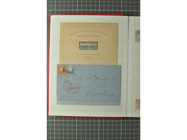 1850/1960, kleines Steckbuch mit besseren und kompletten Ausgaben inkl. 4 Briefen, dabei ungezähnte Marken von Monaco und Vat