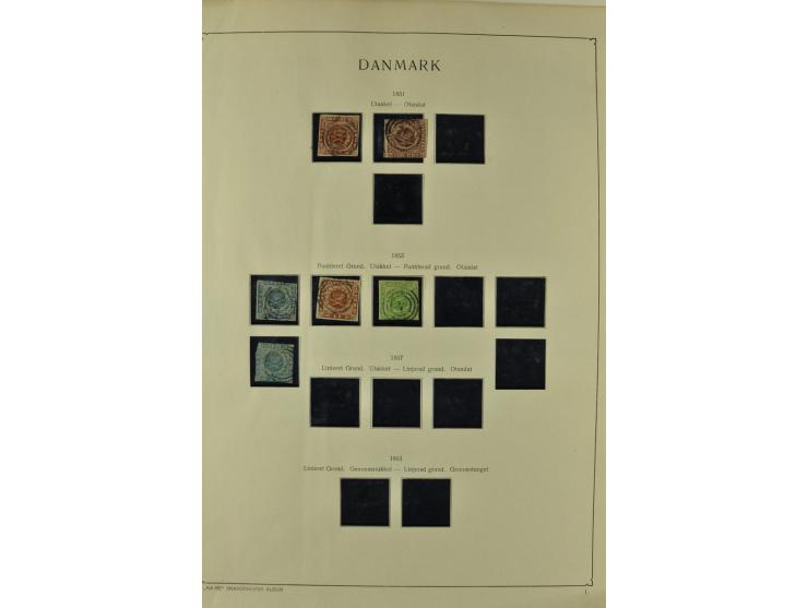 1851/1970, hochinteressante Partie mit vielen besseren Werten dabei u.a. Dänemark Mi.-Nr. 1(25) in verschiedene Farben, Finnl