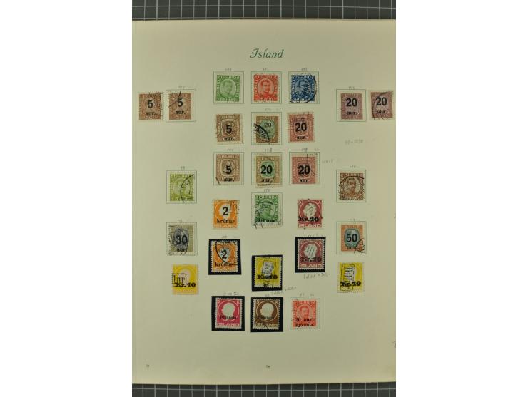 1851/1970, hochinteressante Partie mit vielen besseren Werten dabei u.a. Dänemark Mi.-Nr. 1(25) in verschiedene Farben, Finnl