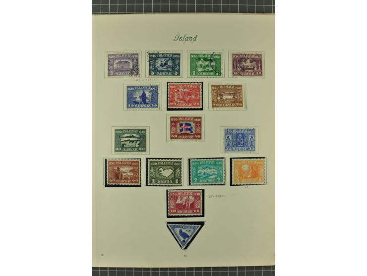 1851/1970, hochinteressante Partie mit vielen besseren Werten dabei u.a. Dänemark Mi.-Nr. 1(25) in verschiedene Farben, Finnl