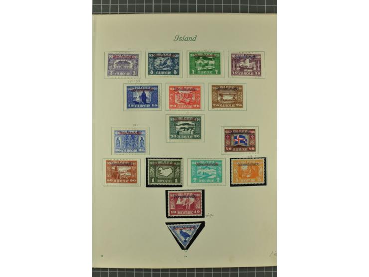 1851/1970, hochinteressante Partie mit vielen besseren Werten dabei u.a. Dänemark Mi.-Nr. 1(25) in verschiedene Farben, Finnl