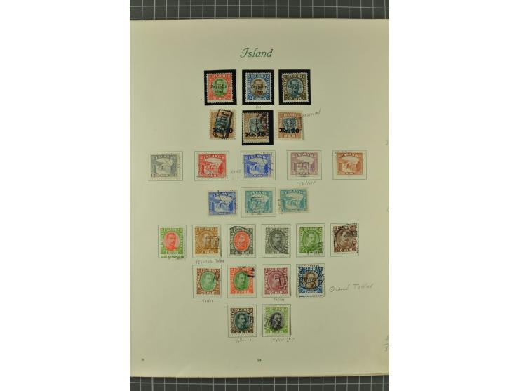 1851/1970, hochinteressante Partie mit vielen besseren Werten dabei u.a. Dänemark Mi.-Nr. 1(25) in verschiedene Farben, Finnl