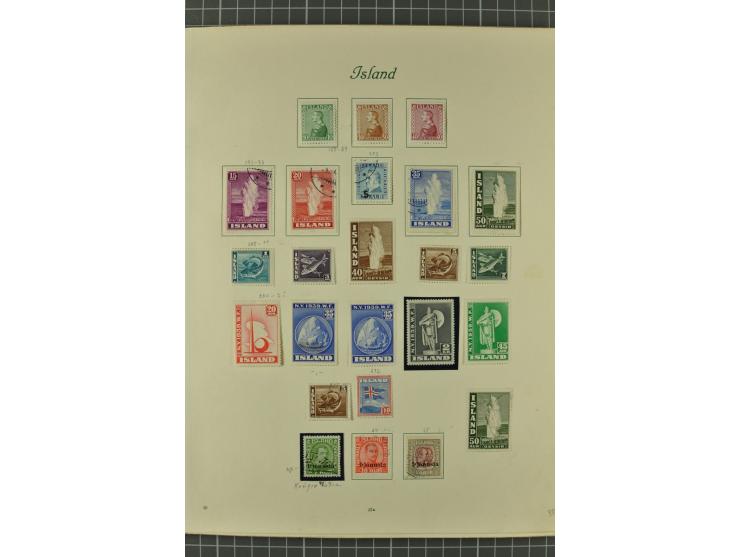 1851/1970, hochinteressante Partie mit vielen besseren Werten dabei u.a. Dänemark Mi.-Nr. 1(25) in verschiedene Farben, Finnl