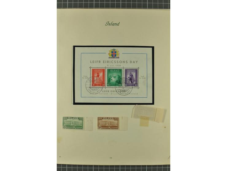 1851/1970, hochinteressante Partie mit vielen besseren Werten dabei u.a. Dänemark Mi.-Nr. 1(25) in verschiedene Farben, Finnl