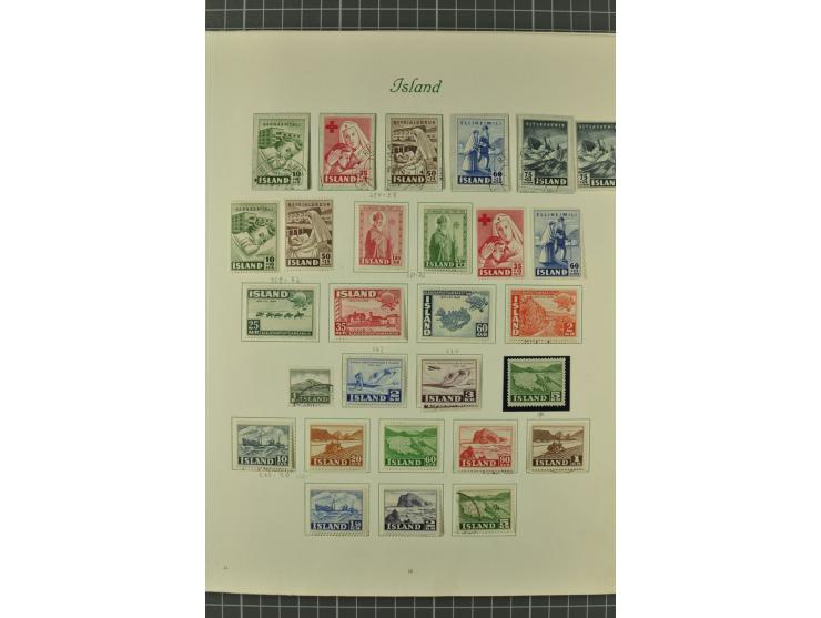 1851/1970, hochinteressante Partie mit vielen besseren Werten dabei u.a. Dänemark Mi.-Nr. 1(25) in verschiedene Farben, Finnl