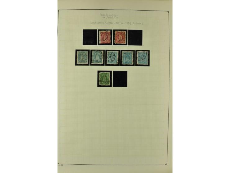 1851/1970, hochinteressante Partie mit vielen besseren Werten dabei u.a. Dänemark Mi.-Nr. 1(25) in verschiedene Farben, Finnl