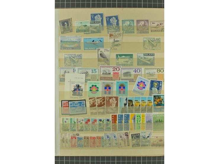 1851/1970, hochinteressante Partie mit vielen besseren Werten dabei u.a. Dänemark Mi.-Nr. 1(25) in verschiedene Farben, Finnl