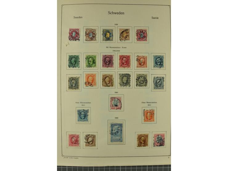 1851/1970, hochinteressante Partie mit vielen besseren Werten dabei u.a. Dänemark Mi.-Nr. 1(25) in verschiedene Farben, Finnl