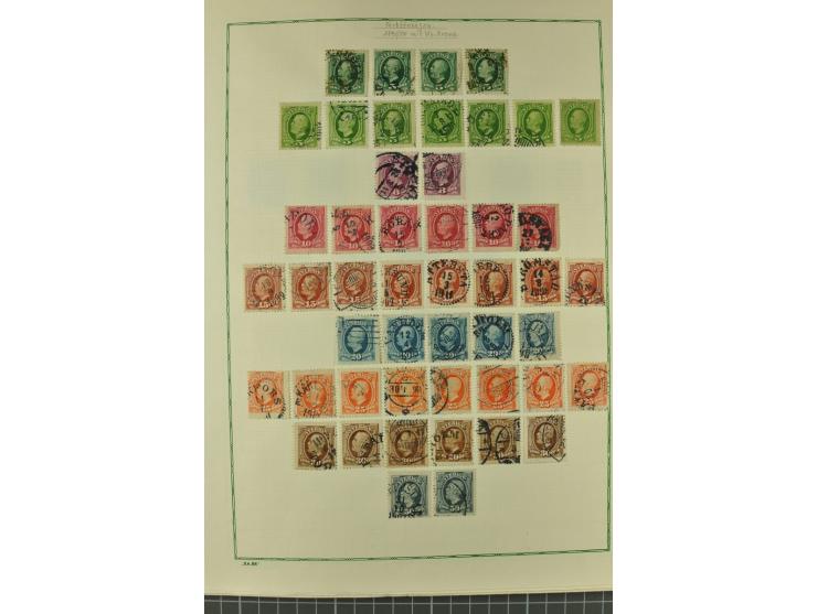 1851/1970, hochinteressante Partie mit vielen besseren Werten dabei u.a. Dänemark Mi.-Nr. 1(25) in verschiedene Farben, Finnl