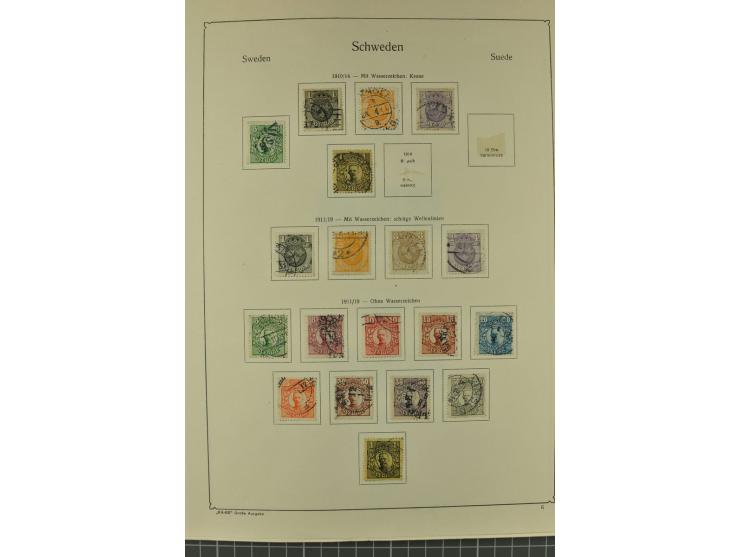 1851/1970, hochinteressante Partie mit vielen besseren Werten dabei u.a. Dänemark Mi.-Nr. 1(25) in verschiedene Farben, Finnl