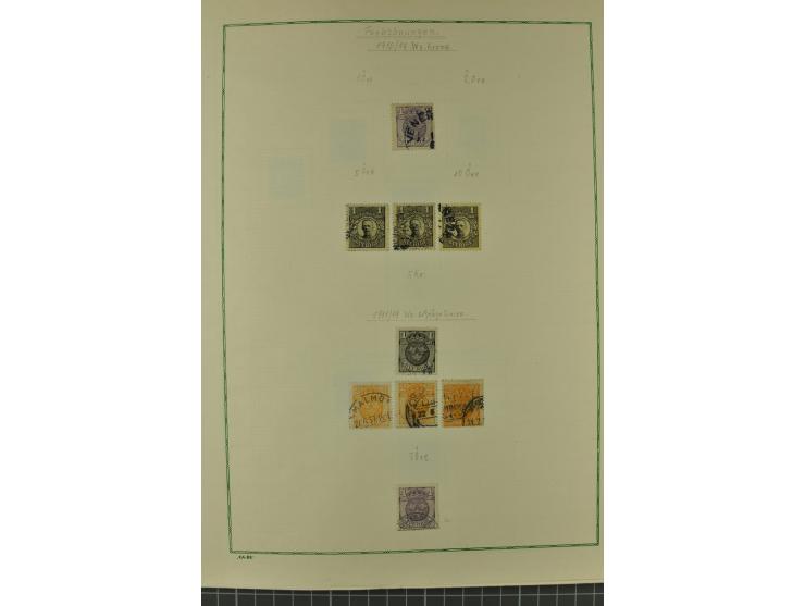 1851/1970, hochinteressante Partie mit vielen besseren Werten dabei u.a. Dänemark Mi.-Nr. 1(25) in verschiedene Farben, Finnl