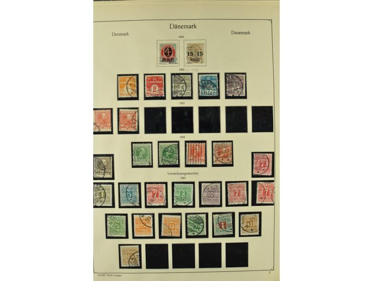 1851/1970, hochinteressante Partie mit vielen besseren Werten dabei u.a. Dänemark Mi.-Nr. 1(25) in verschiedene Farben, Finnl