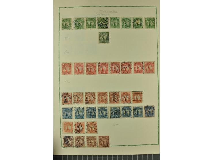 1851/1970, hochinteressante Partie mit vielen besseren Werten dabei u.a. Dänemark Mi.-Nr. 1(25) in verschiedene Farben, Finnl
