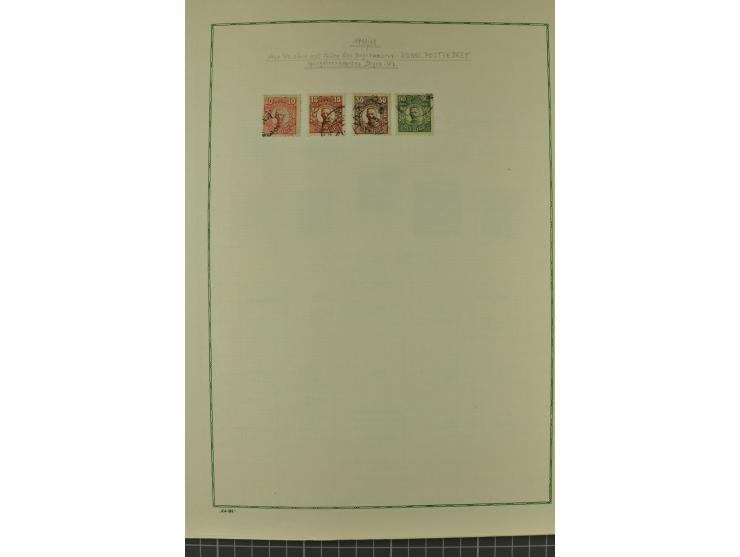 1851/1970, hochinteressante Partie mit vielen besseren Werten dabei u.a. Dänemark Mi.-Nr. 1(25) in verschiedene Farben, Finnl