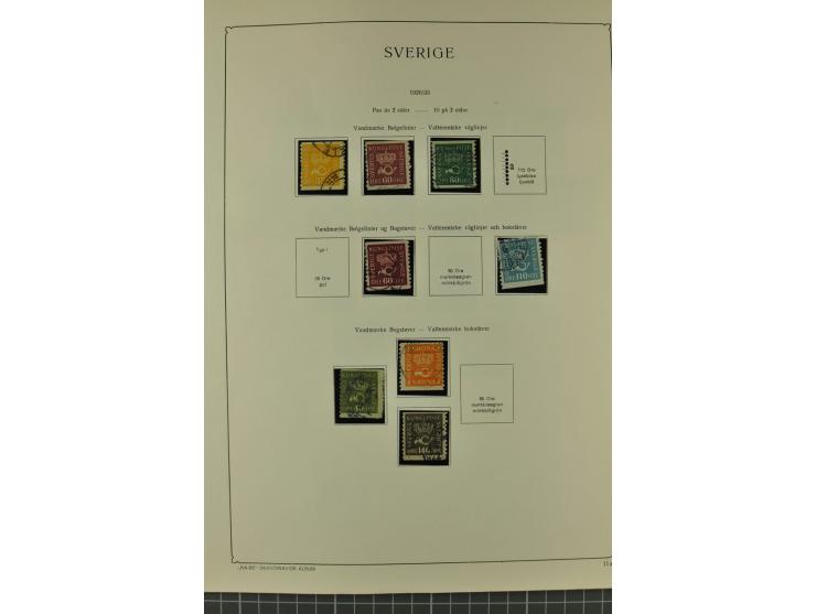 1851/1970, hochinteressante Partie mit vielen besseren Werten dabei u.a. Dänemark Mi.-Nr. 1(25) in verschiedene Farben, Finnl