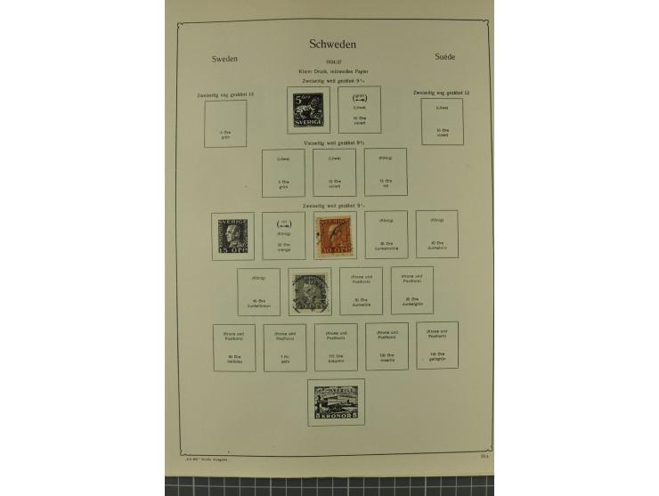 1851/1970, hochinteressante Partie mit vielen besseren Werten dabei u.a. Dänemark Mi.-Nr. 1(25) in verschiedene Farben, Finnl