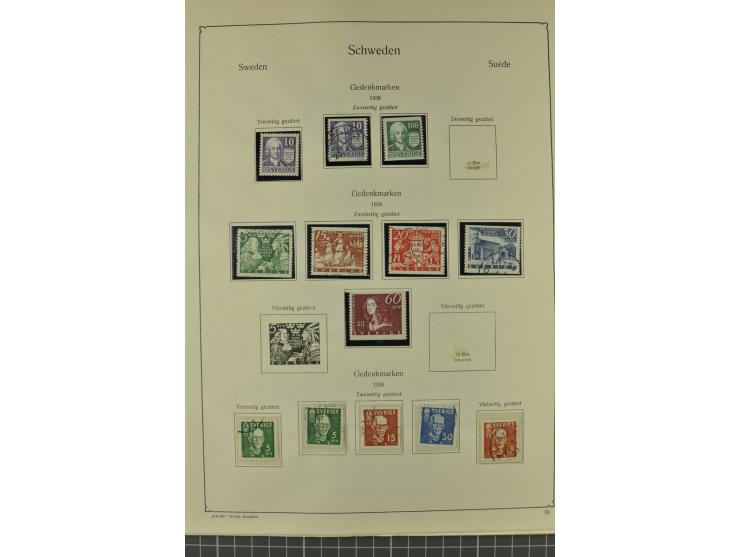 1851/1970, hochinteressante Partie mit vielen besseren Werten dabei u.a. Dänemark Mi.-Nr. 1(25) in verschiedene Farben, Finnl
