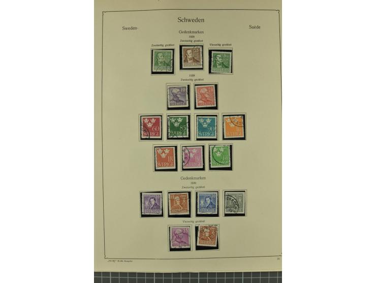 1851/1970, hochinteressante Partie mit vielen besseren Werten dabei u.a. Dänemark Mi.-Nr. 1(25) in verschiedene Farben, Finnl