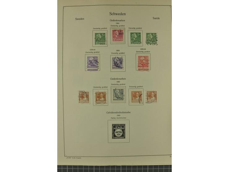 1851/1970, hochinteressante Partie mit vielen besseren Werten dabei u.a. Dänemark Mi.-Nr. 1(25) in verschiedene Farben, Finnl