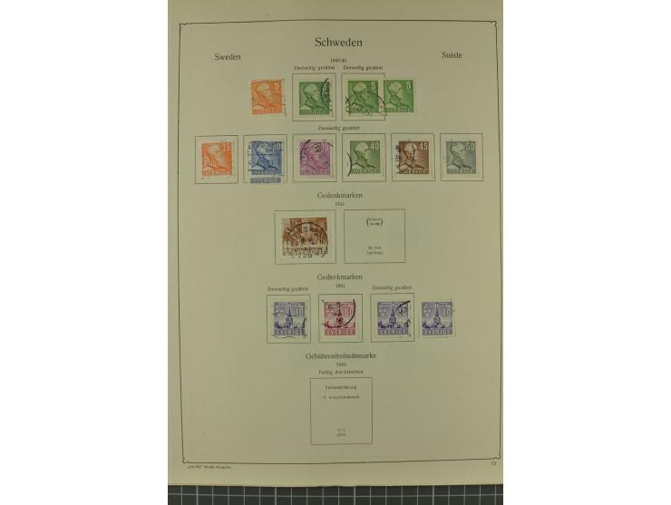 1851/1970, hochinteressante Partie mit vielen besseren Werten dabei u.a. Dänemark Mi.-Nr. 1(25) in verschiedene Farben, Finnl