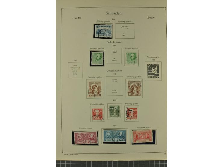 1851/1970, hochinteressante Partie mit vielen besseren Werten dabei u.a. Dänemark Mi.-Nr. 1(25) in verschiedene Farben, Finnl