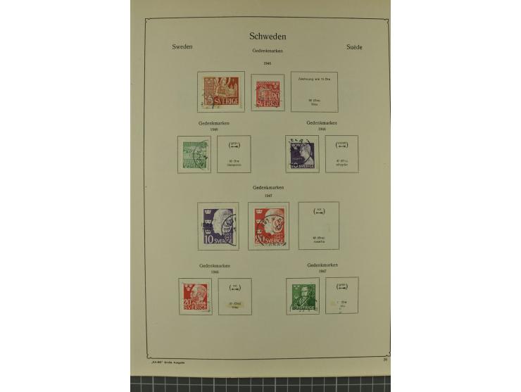 1851/1970, hochinteressante Partie mit vielen besseren Werten dabei u.a. Dänemark Mi.-Nr. 1(25) in verschiedene Farben, Finnl