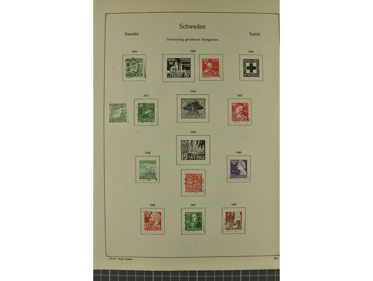 1851/1970, hochinteressante Partie mit vielen besseren Werten dabei u.a. Dänemark Mi.-Nr. 1(25) in verschiedene Farben, Finnl
