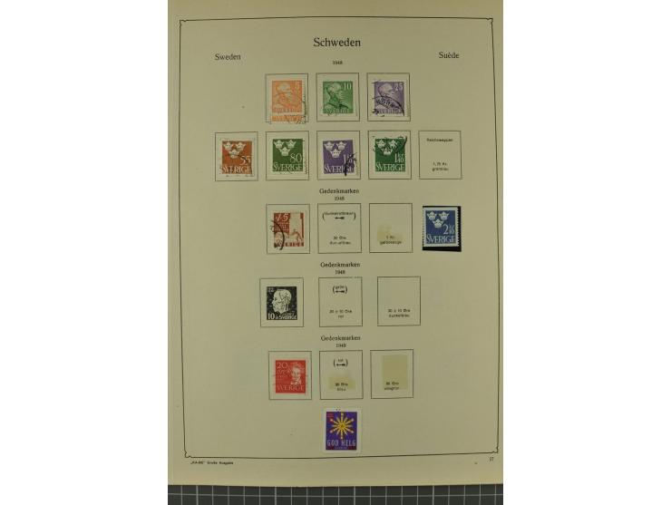 1851/1970, hochinteressante Partie mit vielen besseren Werten dabei u.a. Dänemark Mi.-Nr. 1(25) in verschiedene Farben, Finnl