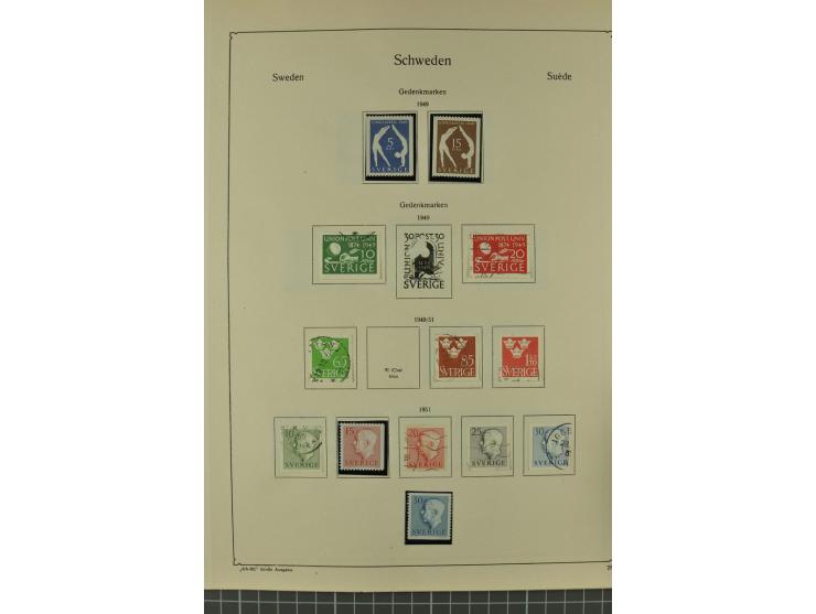 1851/1970, hochinteressante Partie mit vielen besseren Werten dabei u.a. Dänemark Mi.-Nr. 1(25) in verschiedene Farben, Finnl