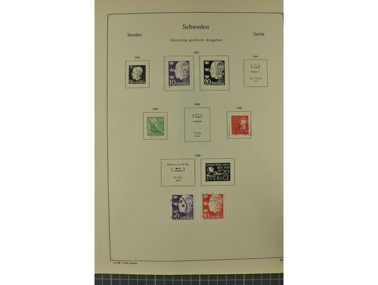 1851/1970, hochinteressante Partie mit vielen besseren Werten dabei u.a. Dänemark Mi.-Nr. 1(25) in verschiedene Farben, Finnl