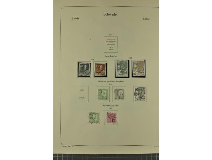 1851/1970, hochinteressante Partie mit vielen besseren Werten dabei u.a. Dänemark Mi.-Nr. 1(25) in verschiedene Farben, Finnl