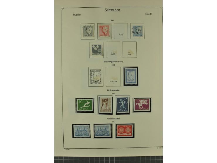 1851/1970, hochinteressante Partie mit vielen besseren Werten dabei u.a. Dänemark Mi.-Nr. 1(25) in verschiedene Farben, Finnl