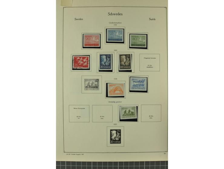 1851/1970, hochinteressante Partie mit vielen besseren Werten dabei u.a. Dänemark Mi.-Nr. 1(25) in verschiedene Farben, Finnl