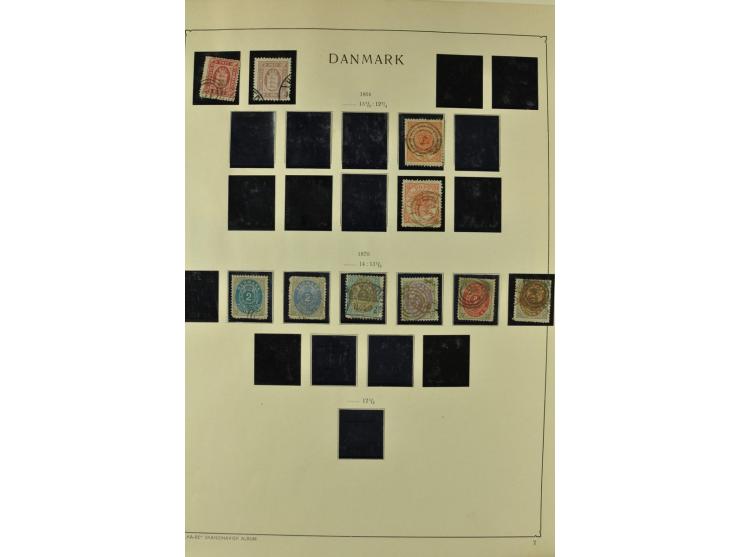 1851/1970, hochinteressante Partie mit vielen besseren Werten dabei u.a. Dänemark Mi.-Nr. 1(25) in verschiedene Farben, Finnl