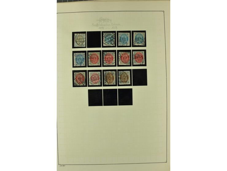 1851/1970, hochinteressante Partie mit vielen besseren Werten dabei u.a. Dänemark Mi.-Nr. 1(25) in verschiedene Farben, Finnl