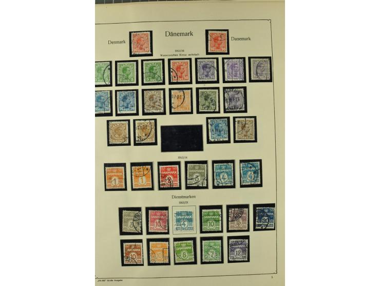 1851/1970, hochinteressante Partie mit vielen besseren Werten dabei u.a. Dänemark Mi.-Nr. 1(25) in verschiedene Farben, Finnl