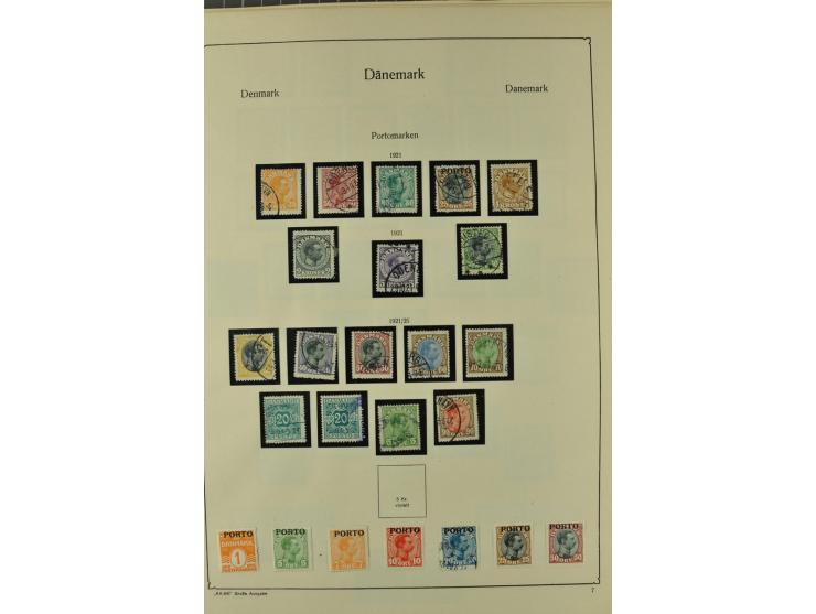 1851/1970, hochinteressante Partie mit vielen besseren Werten dabei u.a. Dänemark Mi.-Nr. 1(25) in verschiedene Farben, Finnl