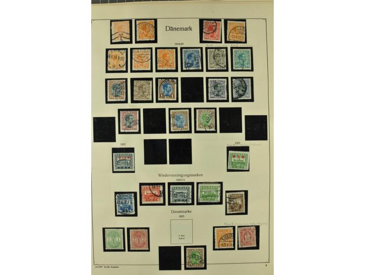 1851/1970, hochinteressante Partie mit vielen besseren Werten dabei u.a. Dänemark Mi.-Nr. 1(25) in verschiedene Farben, Finnl