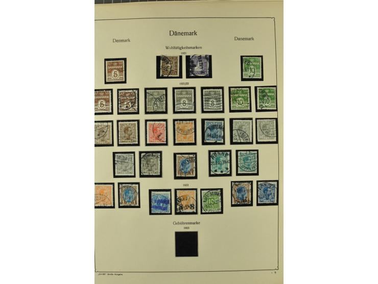 1851/1970, hochinteressante Partie mit vielen besseren Werten dabei u.a. Dänemark Mi.-Nr. 1(25) in verschiedene Farben, Finnl