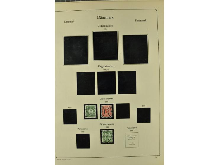 1851/1970, hochinteressante Partie mit vielen besseren Werten dabei u.a. Dänemark Mi.-Nr. 1(25) in verschiedene Farben, Finnl