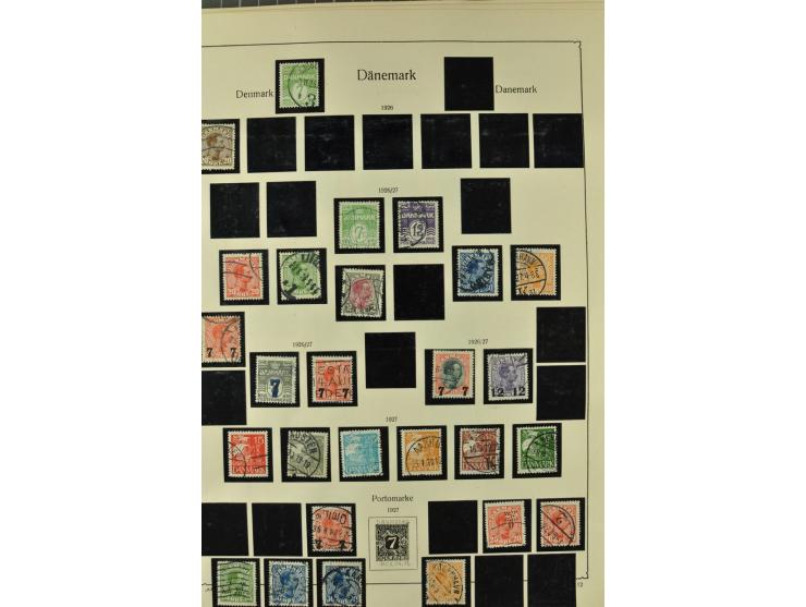 1851/1970, hochinteressante Partie mit vielen besseren Werten dabei u.a. Dänemark Mi.-Nr. 1(25) in verschiedene Farben, Finnl