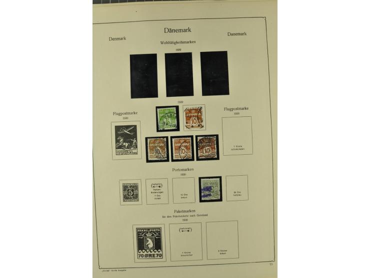 1851/1970, hochinteressante Partie mit vielen besseren Werten dabei u.a. Dänemark Mi.-Nr. 1(25) in verschiedene Farben, Finnl