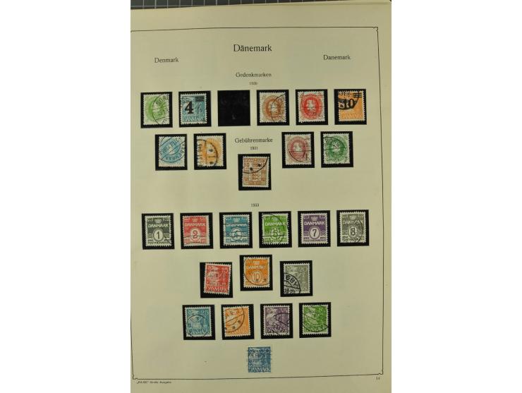 1851/1970, hochinteressante Partie mit vielen besseren Werten dabei u.a. Dänemark Mi.-Nr. 1(25) in verschiedene Farben, Finnl