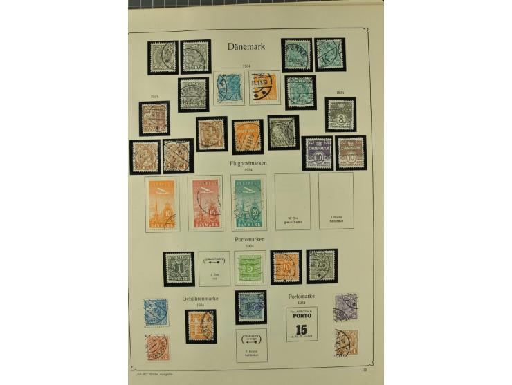 1851/1970, hochinteressante Partie mit vielen besseren Werten dabei u.a. Dänemark Mi.-Nr. 1(25) in verschiedene Farben, Finnl