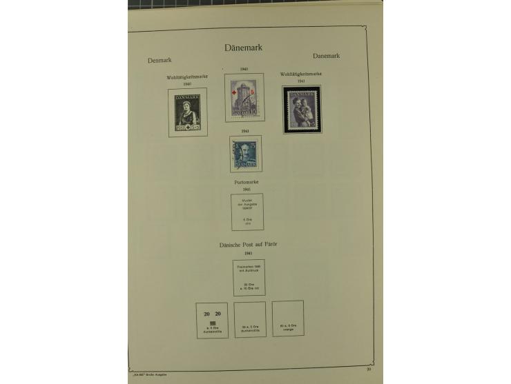1851/1970, hochinteressante Partie mit vielen besseren Werten dabei u.a. Dänemark Mi.-Nr. 1(25) in verschiedene Farben, Finnl