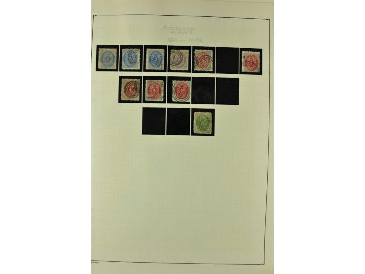 1851/1970, hochinteressante Partie mit vielen besseren Werten dabei u.a. Dänemark Mi.-Nr. 1(25) in verschiedene Farben, Finnl
