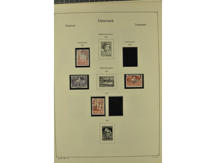 1851/1970, hochinteressante Partie mit vielen besseren Werten dabei u.a. Dänemark Mi.-Nr. 1(25) in verschiedene Farben, Finnl