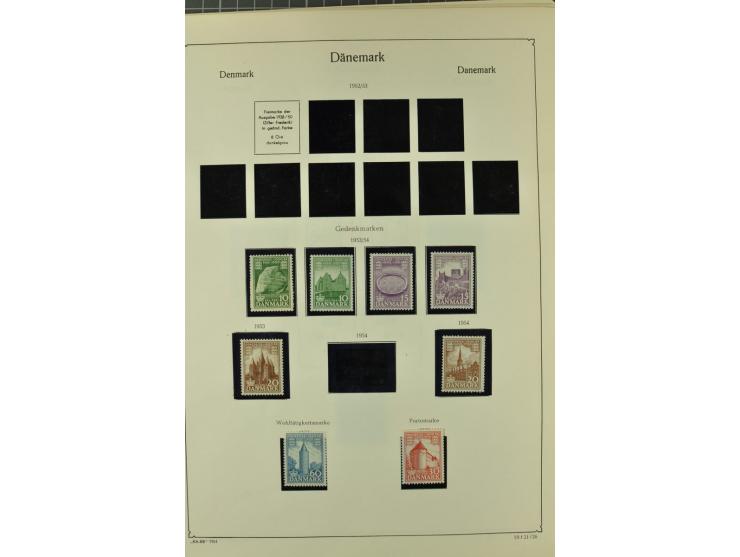 1851/1970, hochinteressante Partie mit vielen besseren Werten dabei u.a. Dänemark Mi.-Nr. 1(25) in verschiedene Farben, Finnl